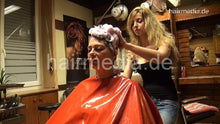 Carica l&#39;immagine nel visualizzatore di Gallery, 361 Talya 1 upright hairwash in vinyl shampoocape