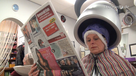 7082 TanjaH Darmstadt 2 perm Dauerwelle mature lady vintage salon