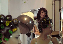Load image into Gallery viewer, 198 Tata 4 Legen wet set in rollers, pre blow dry and set in rollers and hooddryer