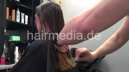 7200 Tatjana perm by Ukrainian barber 1 shampoo and trim