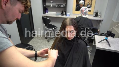 7200 Tatjana perm by Ukrainian barber 1 shampoo and trim