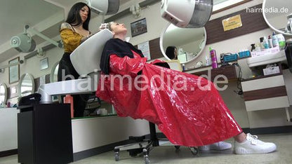 397 MajaS ASMR extrem long backward salon shampooing by Jiota