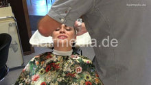 Cargar imagen en el visor de la galería, 1157 4 barberette MariaK by old barber salon shampooing backward in special forward washing salon flowercape