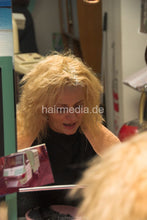 Load image into Gallery viewer, 6088 Mom barbershop forward shampoo hairwash in pink bowl