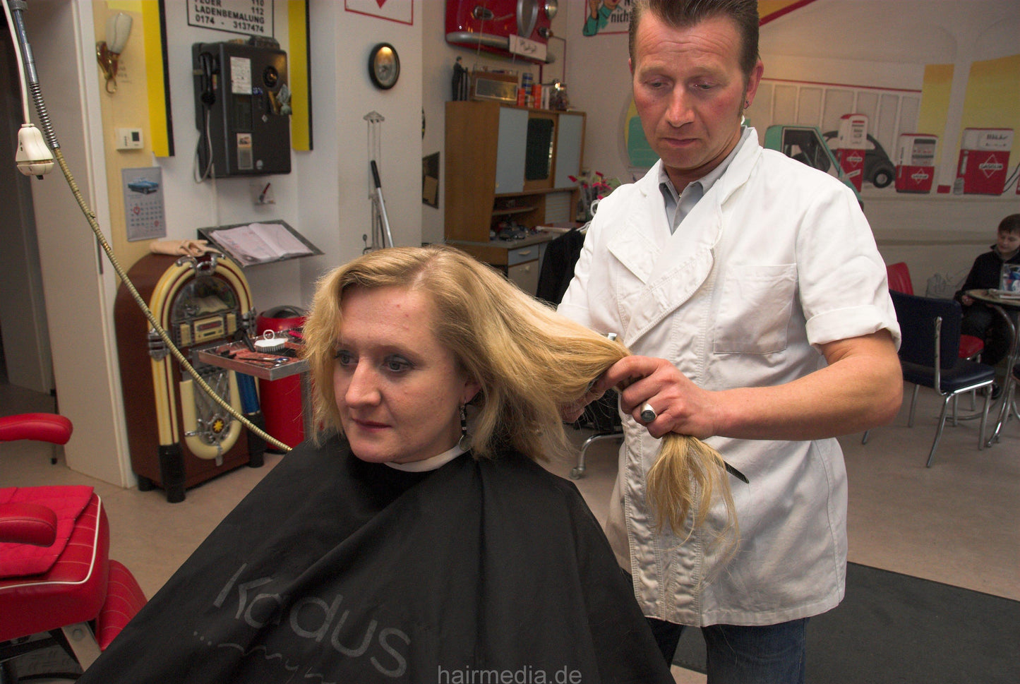 8065 1 buzz Wellenmaschine dry haircut by rockabilly barber