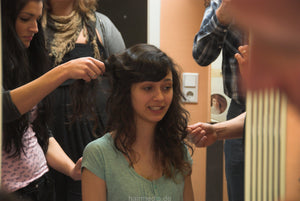 189 1 Nezaket forward teen hair shampooing in pink salonbowl
