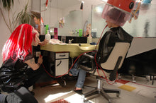 Cargar imagen en el visor de la galería, 8010 Red Punk haircut and shave pictures for download