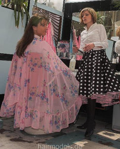 166 Flower Power 3  Aprons RSK Capes Haircut AnjaS 57 min video for download
