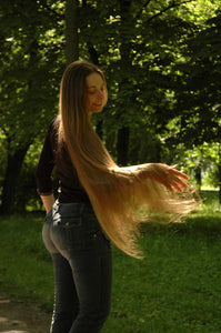 196 Luna XXL hair outdoor hairplay 60 min video for download