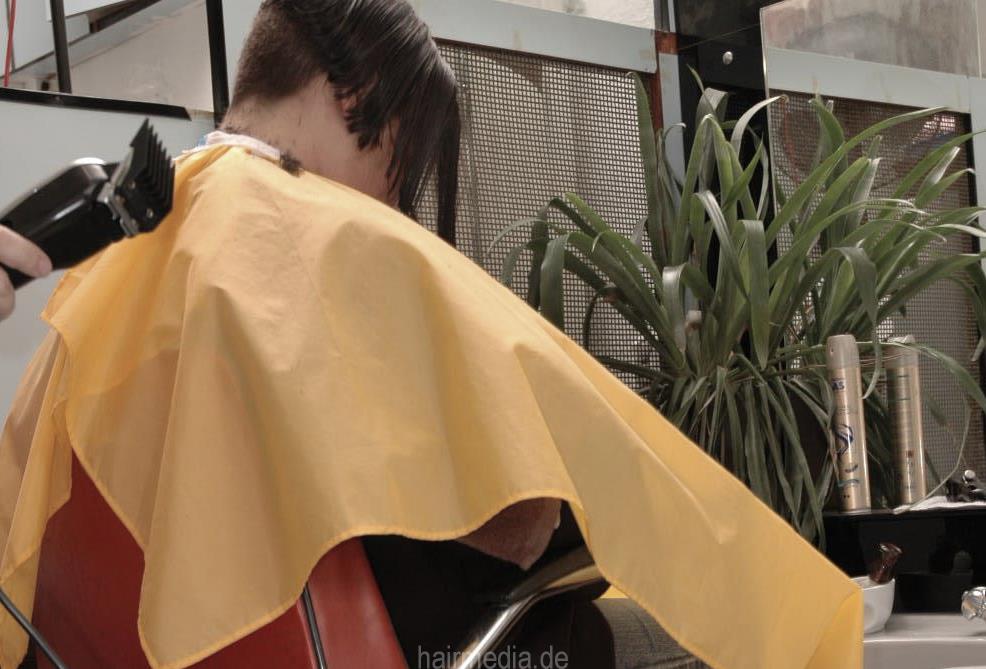 839 Nicole by hobbybarber long to short and buzz 35 min video for download