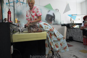 672 Part 3, mature forward wash hair shampooing flowerpower dressed