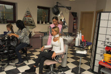 Carica l&#39;immagine nel visualizzatore di Gallery, 1026 Xara backward shampoo teen hairwash by KristinaF in pink apron
