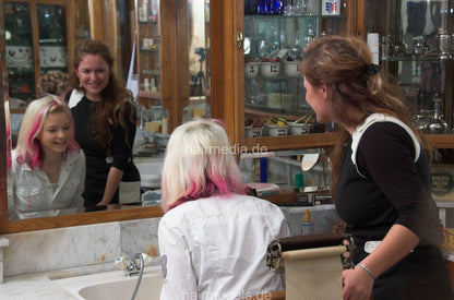 689 daughter 1st salon shampoo forward wash in museum