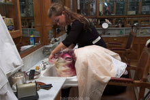 Laden Sie das Bild in den Galerie-Viewer, 689 daughter 1st salon shampoo forward wash in museum